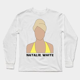 Natalie White Long Sleeve T-Shirt